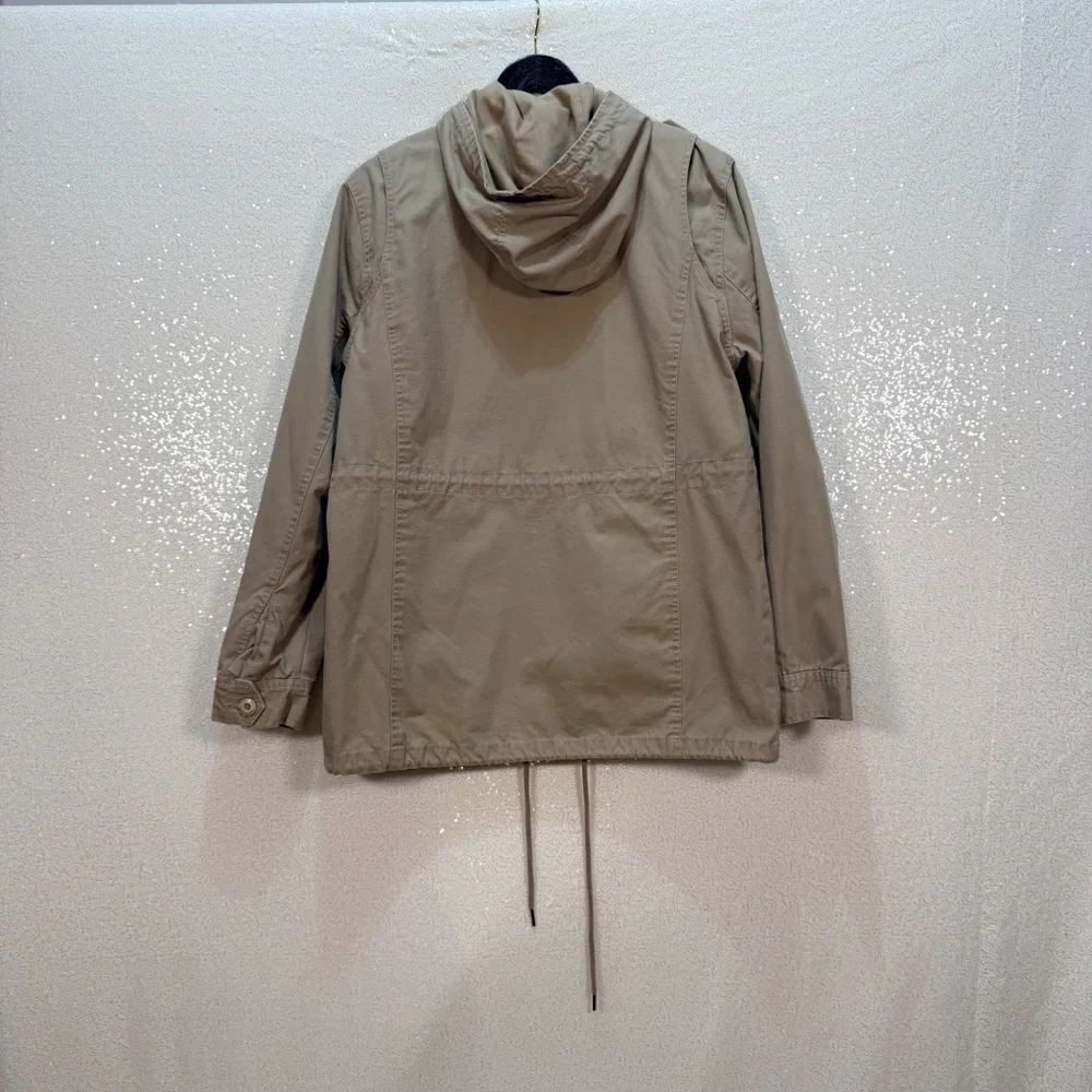 Cotton On Utility Supply Co Hooded Field Jacket  Medium Khaki Military Parka